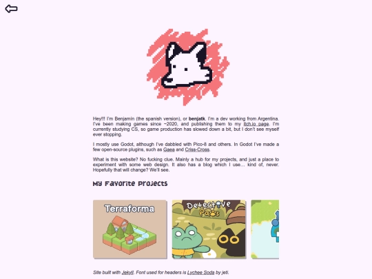 about-me screenshot
