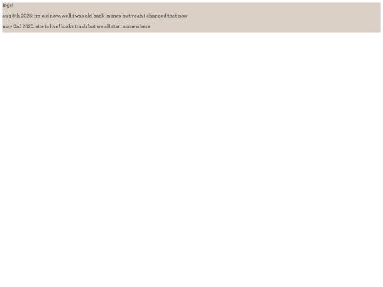 logs screenshot