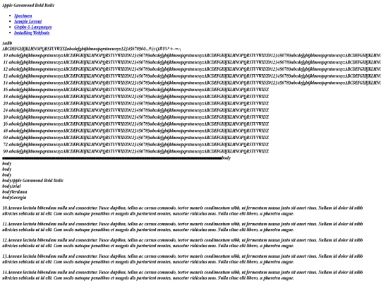 applegaramond-bolditalic-demo screenshot