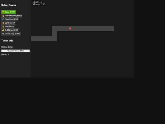 games/bloons screenshot