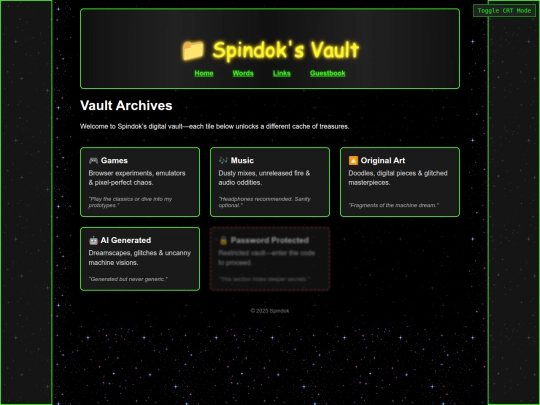 vault screenshot