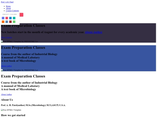 index screenshot