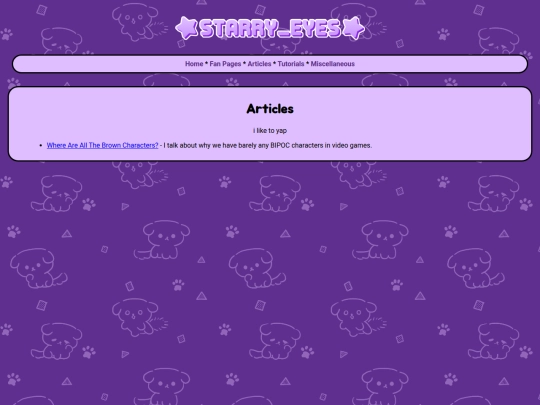 articles screenshot