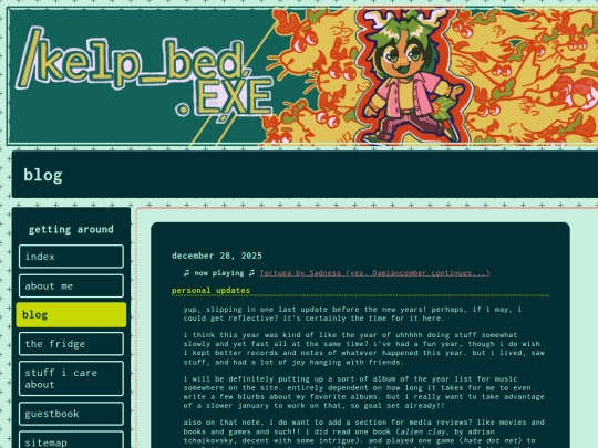 blog screenshot