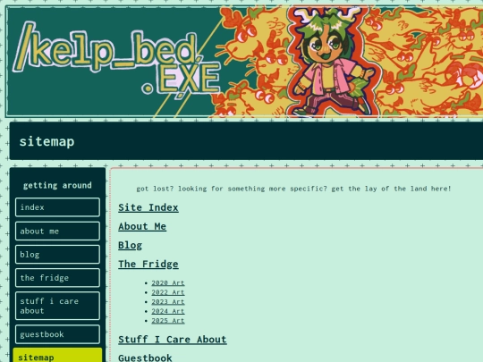 sitemap screenshot