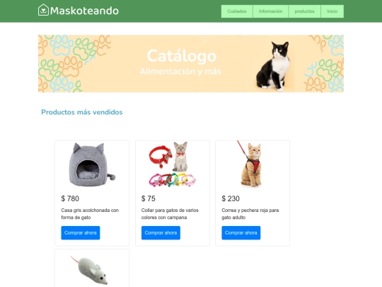 catalogo_gato screenshot
