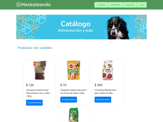 catalogo_perro screenshot