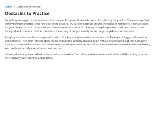 obstacles screenshot