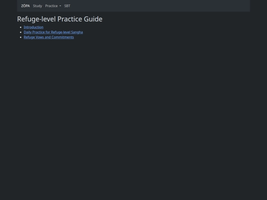 sbt-practice-guides/refuge screenshot