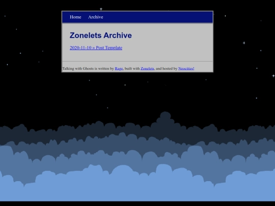 archive screenshot