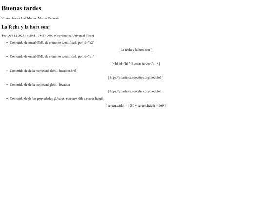 modulo3 screenshot