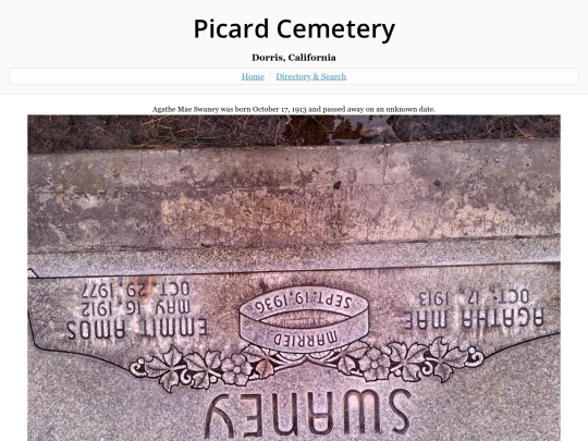 Obituaries/AgatheMae_Swaney_1913-10-17_DeathUnknown_R1_DSC00258 screenshot