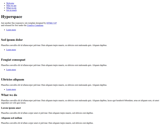 index screenshot