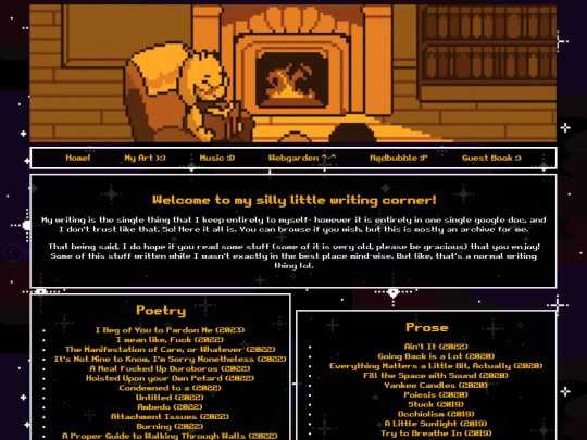 writing screenshot