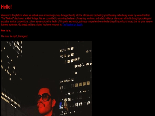 index screenshot