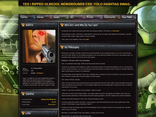aboutme screenshot