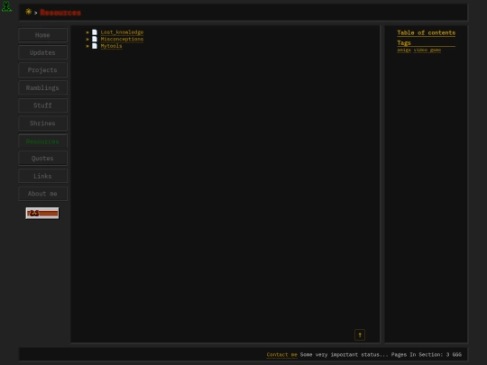 resources screenshot