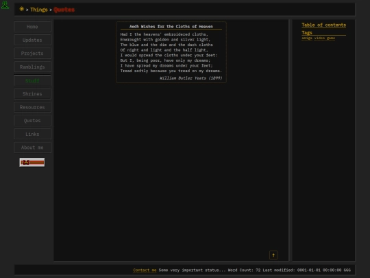 things/quotes screenshot