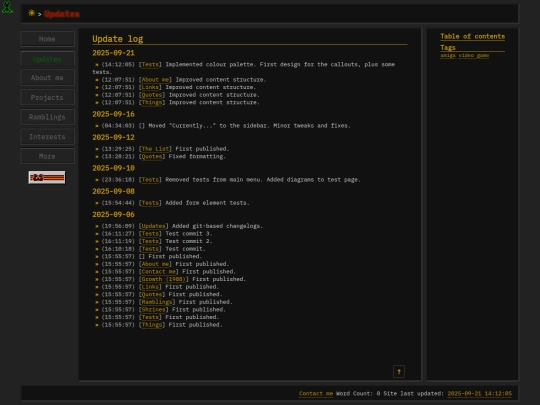 updates screenshot