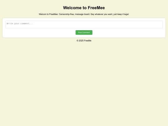FreeMeeIndex screenshot