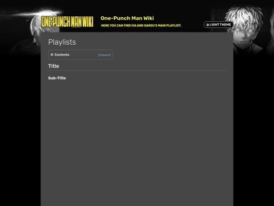 Playlist screenshot
