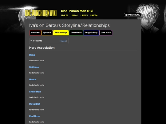 relationships screenshot