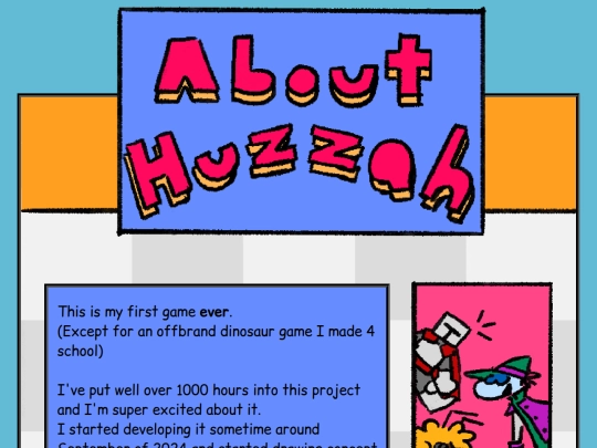 about_huzzah screenshot