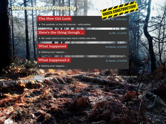 index screenshot