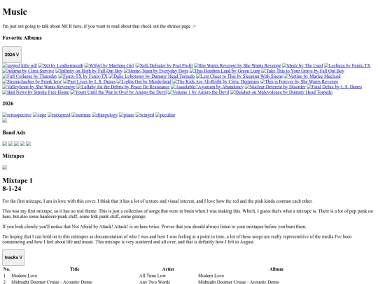playlist screenshot