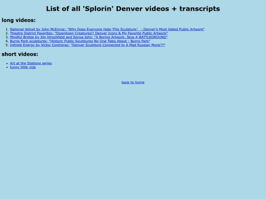 videolist screenshot