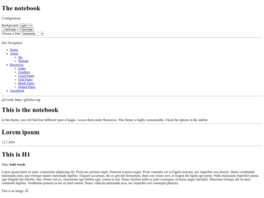 index screenshot