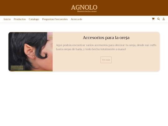 Proyecto Agnolo Carrito/Index screenshot