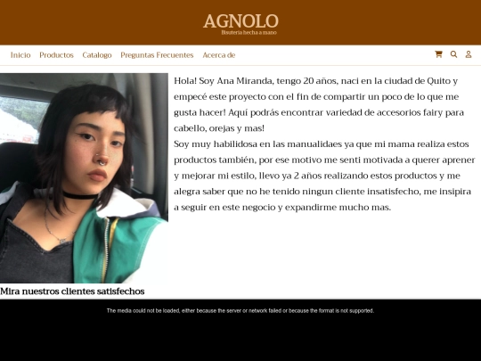 Proyecto Agnolo Carrito/html/Acerca de screenshot