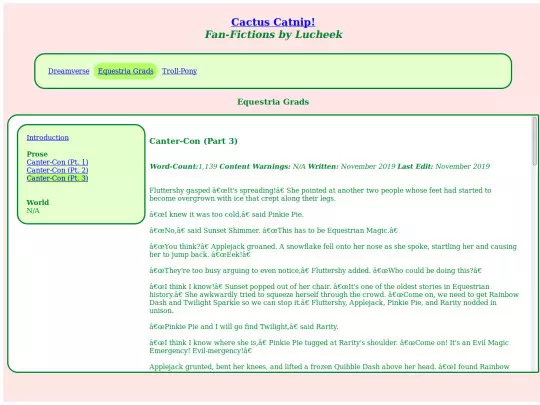 FicSite_EqGrads_Ep1Pt3 screenshot
