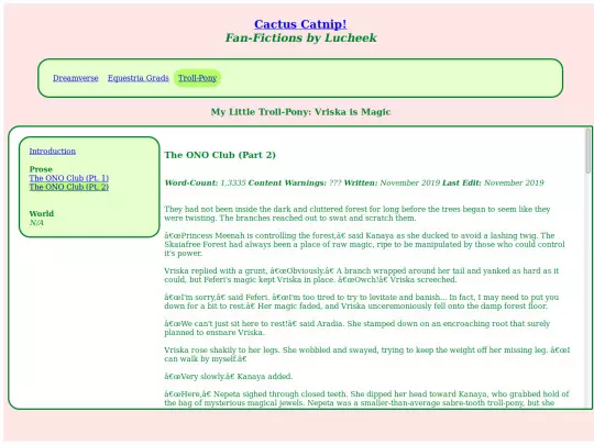 FicSite_TrollPony_Ep1Pt2 screenshot