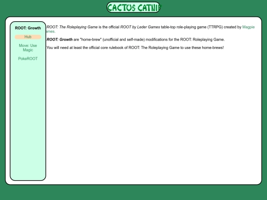 RootGrowth/hub screenshot