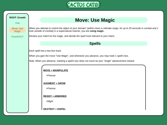 RootGrowth/magic1 screenshot