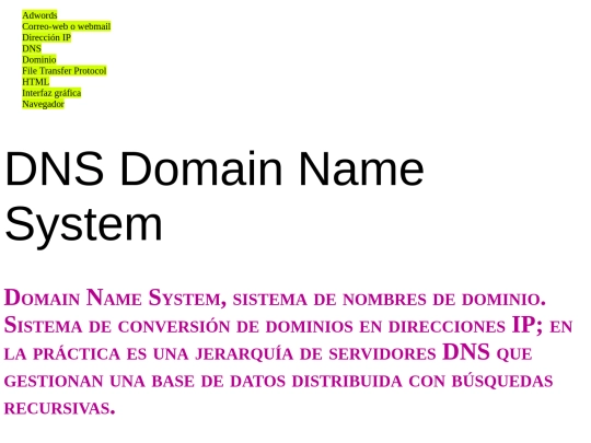 amarillo/dns screenshot
