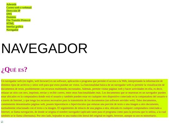 amarillo/navegador screenshot
