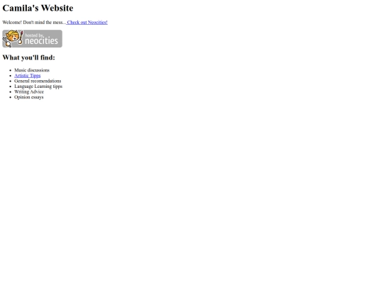 index screenshot