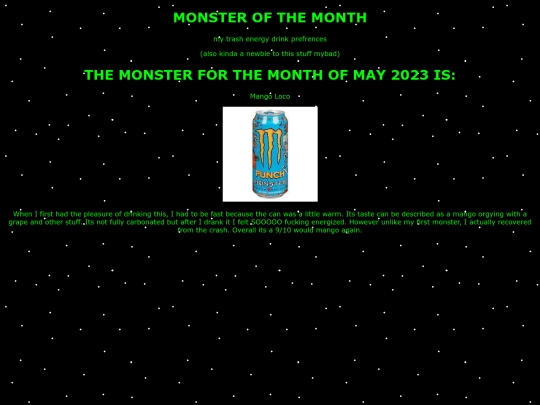monsterofthemonth screenshot
