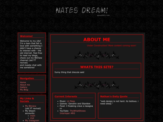 aboutme screenshot