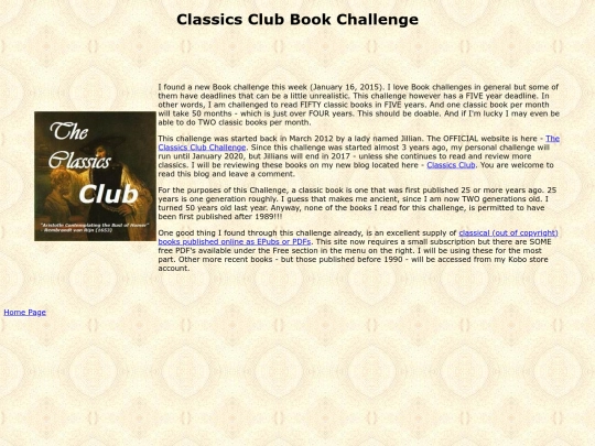 classicsclub screenshot