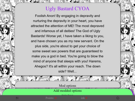 CYOA screenshot