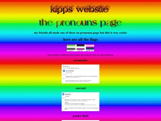 pronounspage screenshot