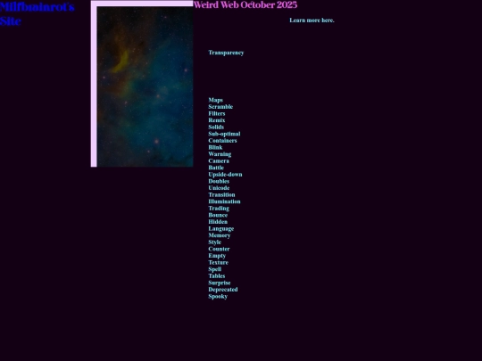 blog/weirdweboctober2025 screenshot