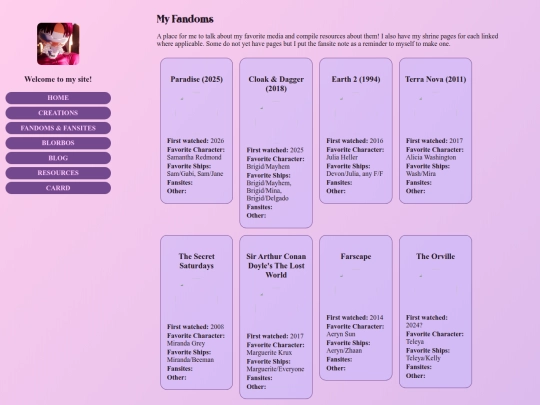 fandoms screenshot