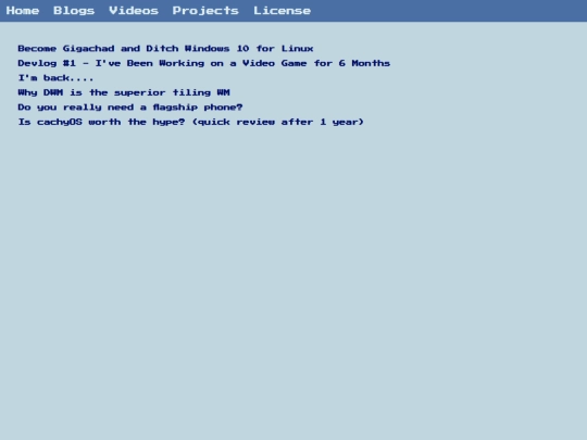 html/videos screenshot