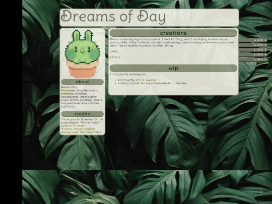Projects screenshot