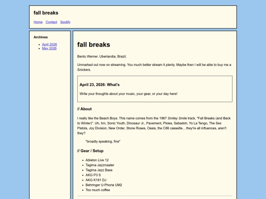 index screenshot